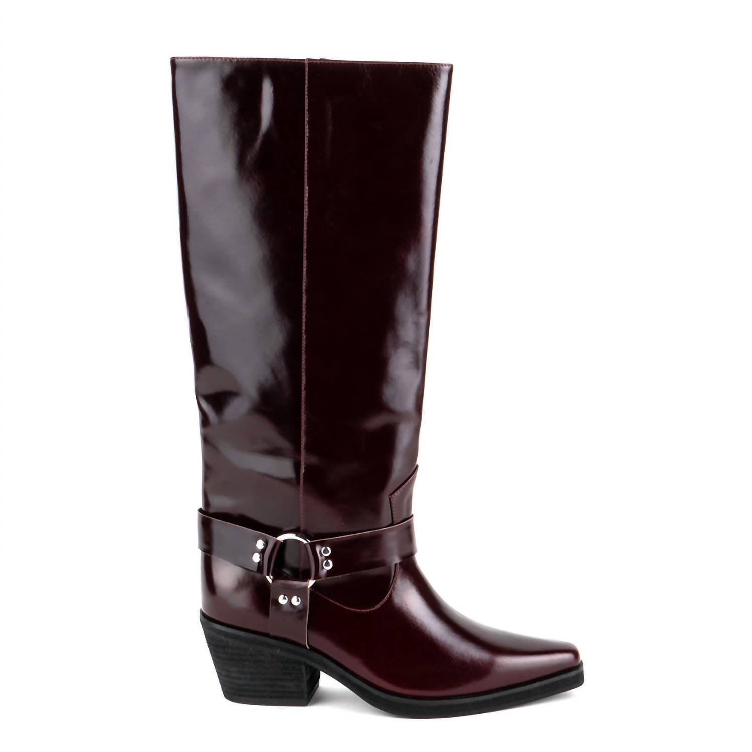 New Intentionally Blank Women's Josephine Boot In Maroon
